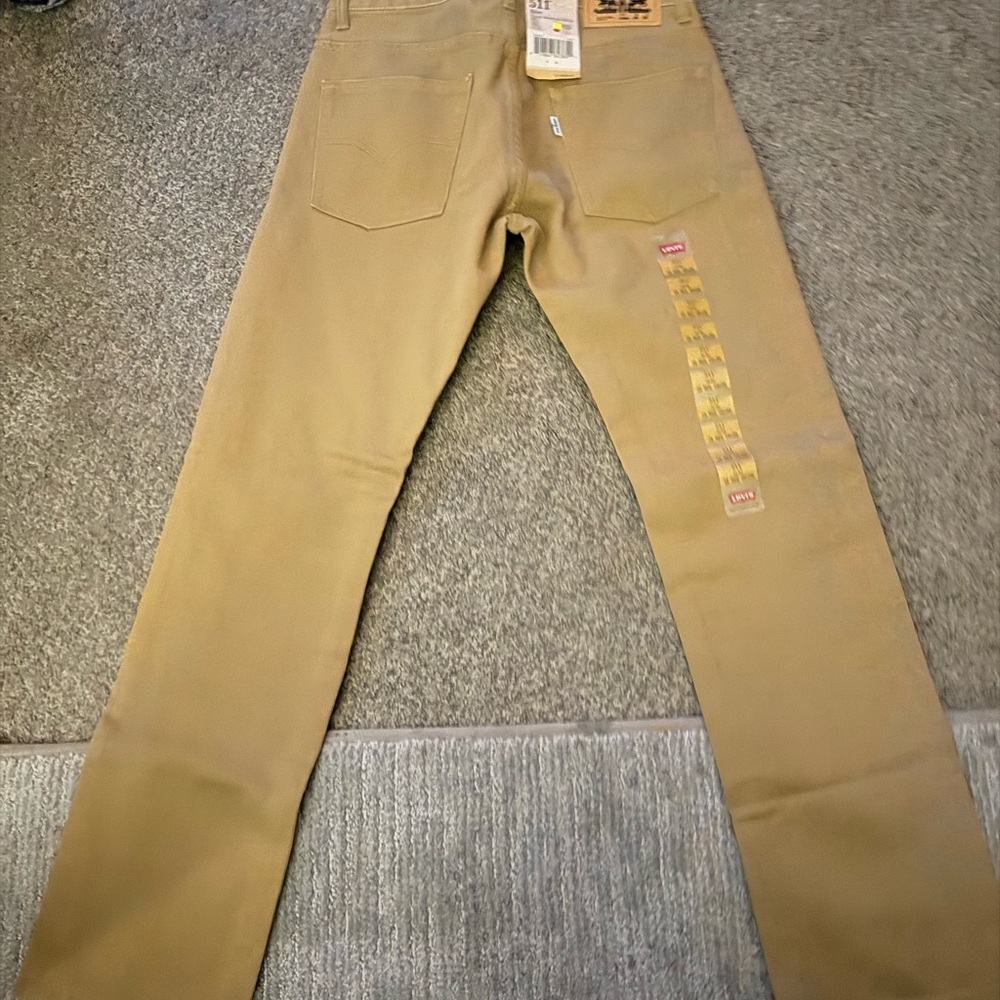 Levi's Men's Slim Straight Brown Jeans